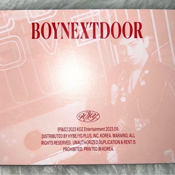 (NEW) BoyNextDoor Jaehyun Postcard Why Version 1st EP Album - Picture 2 of 2